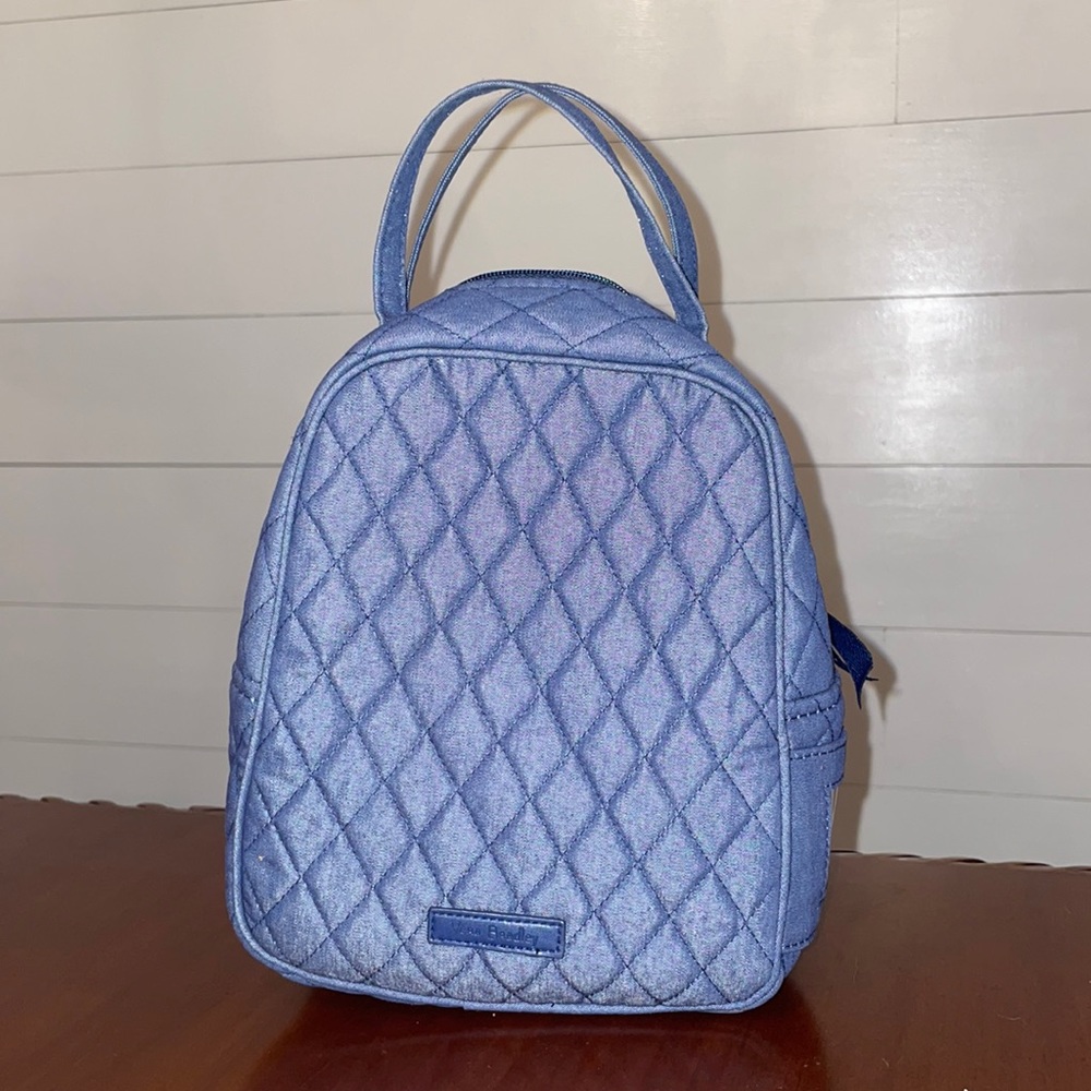 Vera Bradley Lunch Box, navy blue